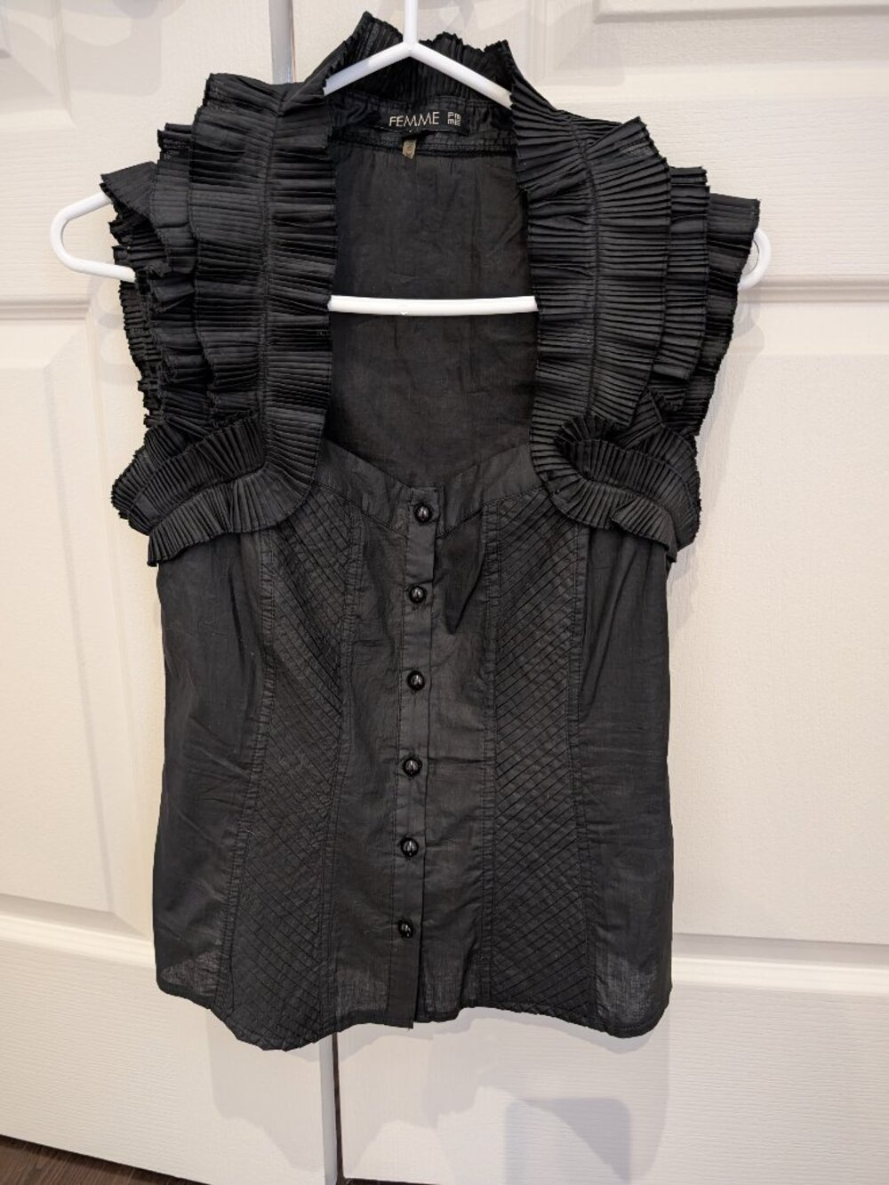 Femme de Carriere Cotton Top Size S